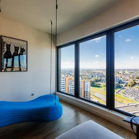 Ferienwohnung Panorama Capital Skyline - 17 Pietro Rzeszów Exterior foto